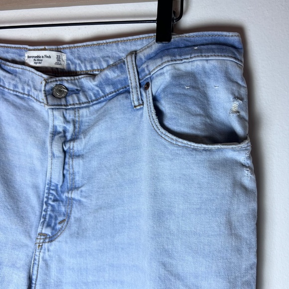 Abercrombie & Fitch The High Rise Skinny Curve Love Jeans - size 16R/33 - Picture 6 of 10